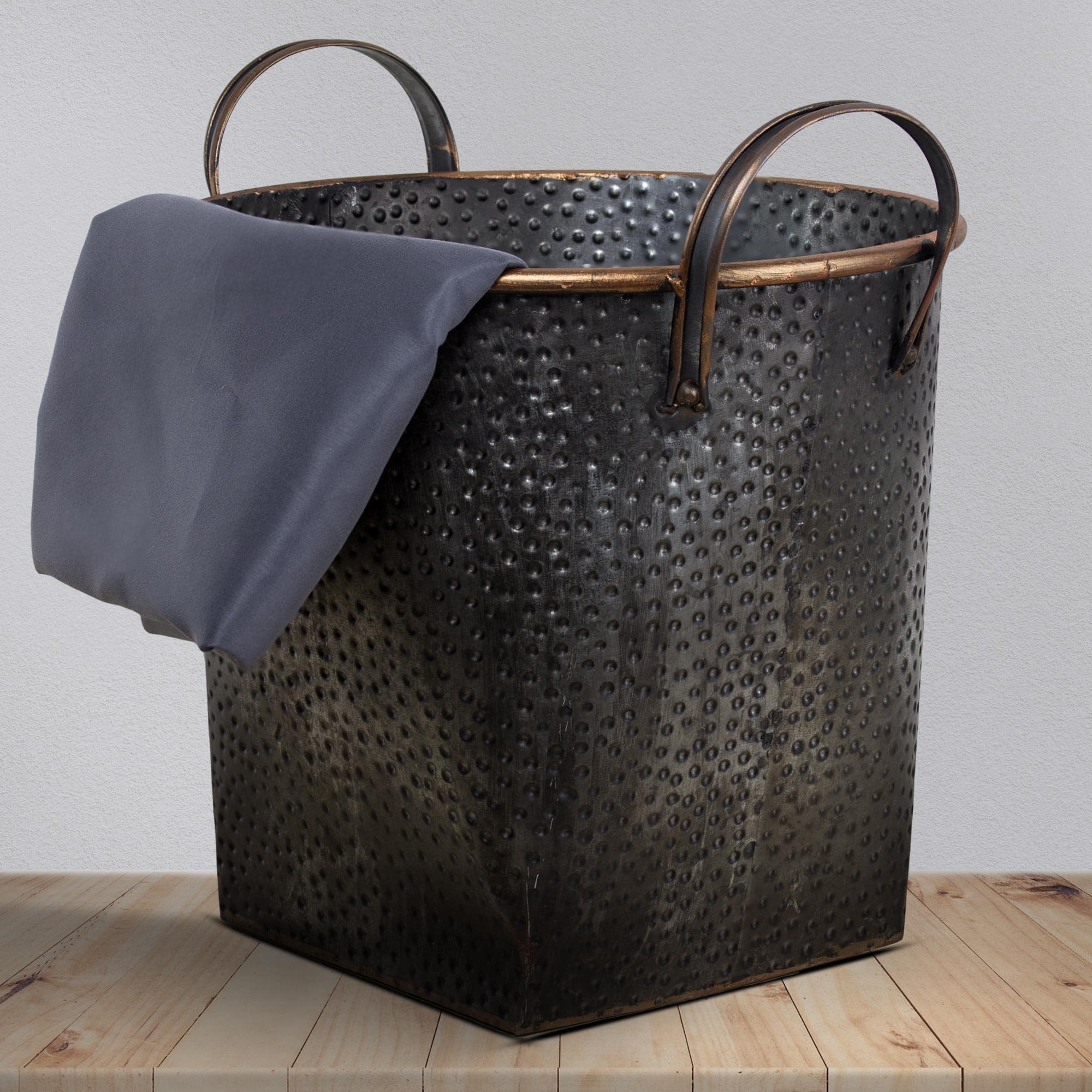 19.5" Metal Storage Basket